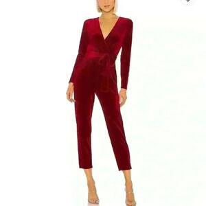 Hart Jumpsuit in Ruby Red